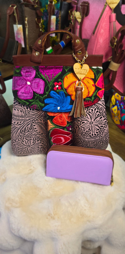 Backpack Artesanal with Large Wallet Artesanal