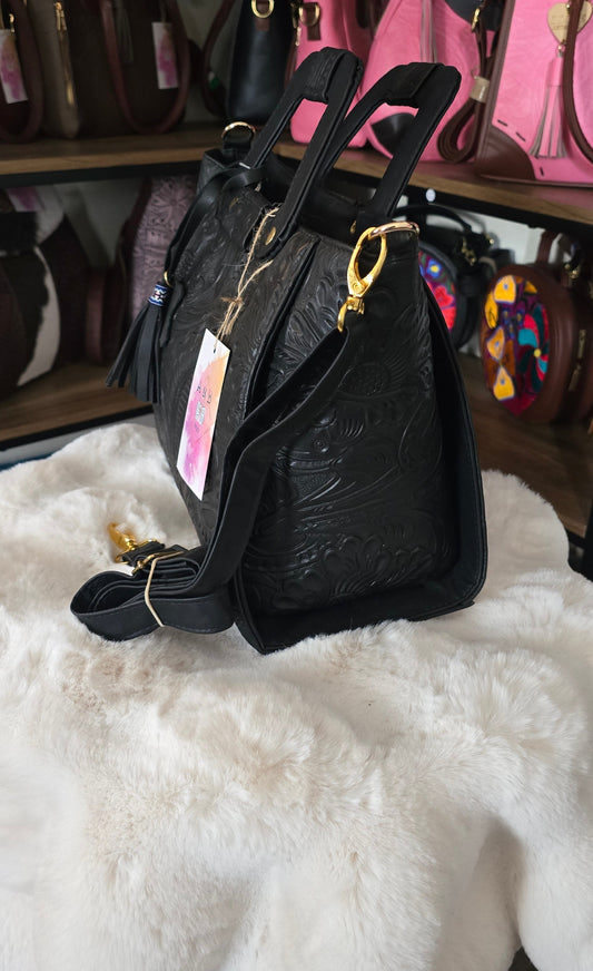 Leather crossbody