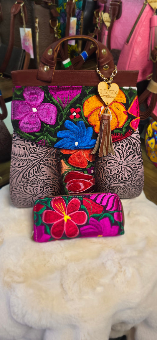 Backpack Artesanal with Large Wallet Artesanal