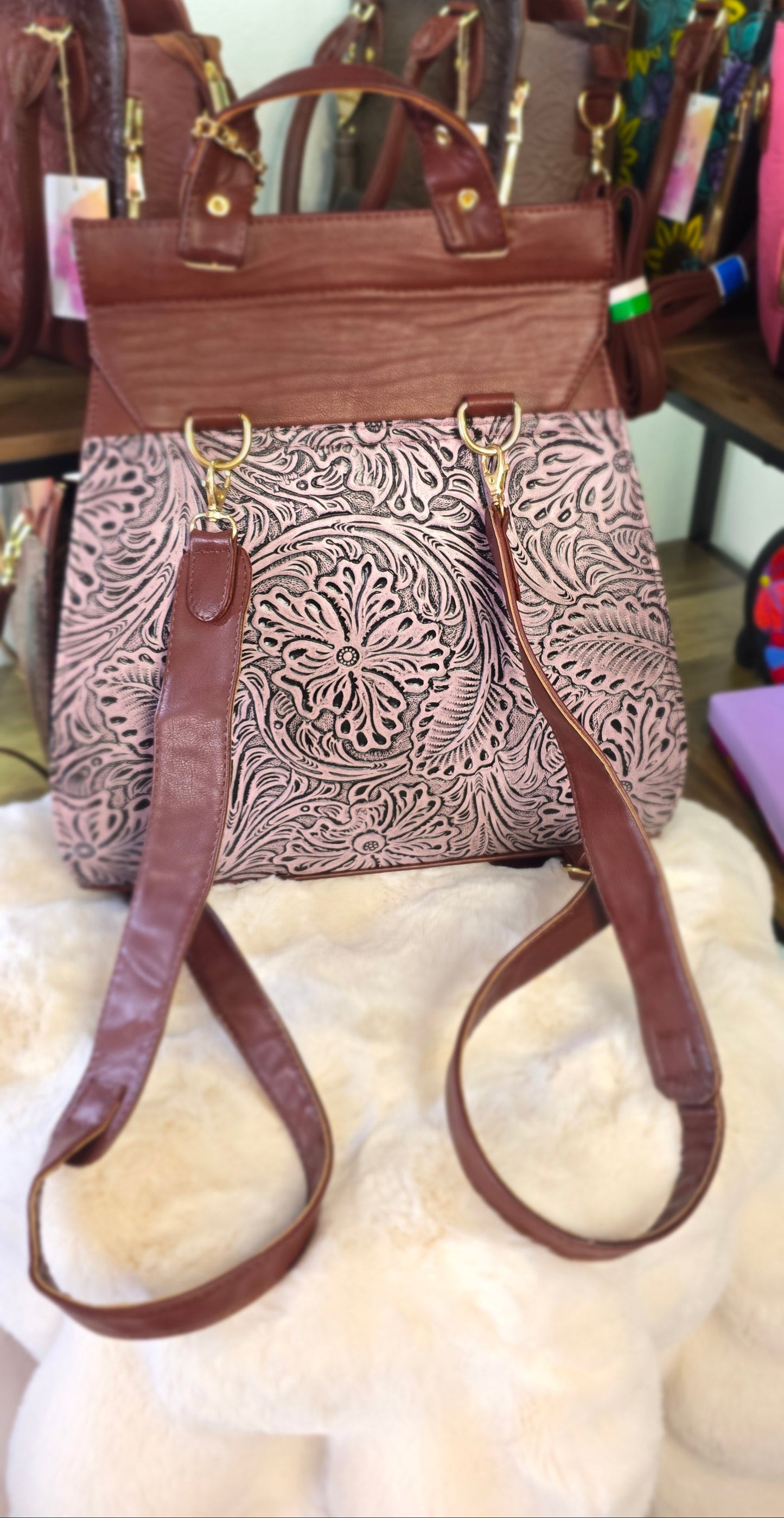 Backpack Artesanal with Large Wallet Artesanal